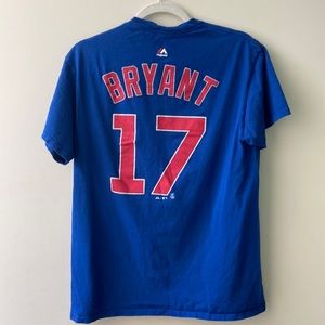 MAJESTIC Chicago Cubs Kris Bryant T-Shirt Jersey